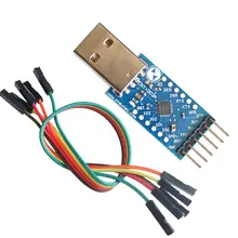 USB 2,0 к ttl UART 6PIN модуль последовательный преобразователь CP2104 STC PRGMR Замена CP2102 с кабелями Dupont