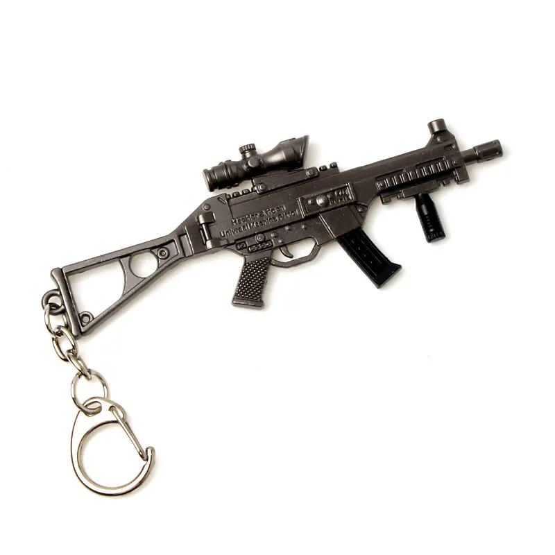 Горячая игра M16 Новинка счетчик Страйк пистолет AK47 брелок кулон брелок M4A1 Снайпер брелок ювелирные сувениры, подарки - Цвет: UMP9