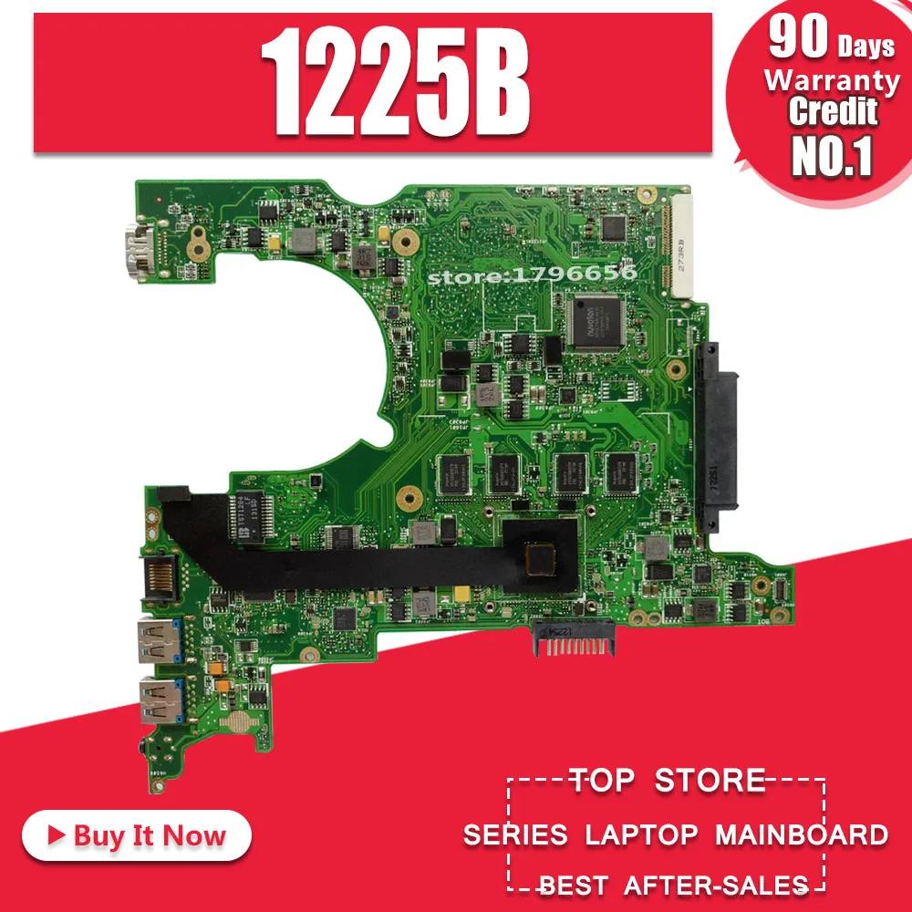 Материнская плата для ноутбука For Asus 1225B с охлаждающим вентилятором материнская