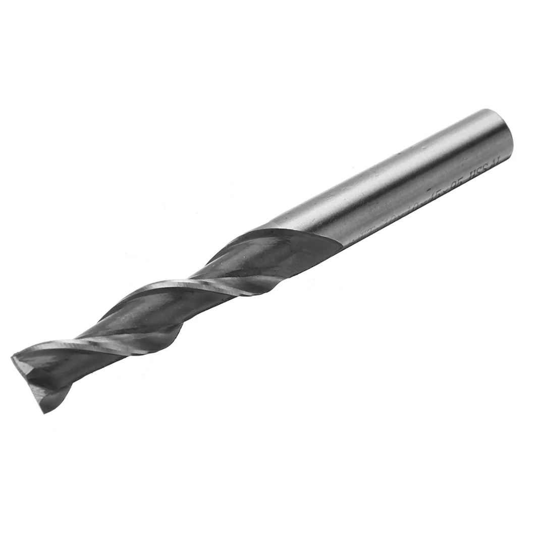 1pc 2 Flute HSS & Aluminium End Mill Extra Long CNC Milling Cutter Bit 4/6/8/10mm with Box