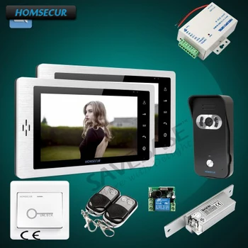 

HOMSECUR 7inch Door Phone Intercom with Outdoor Monitoring and Outdoor Monitoring between Monitor and Monitor