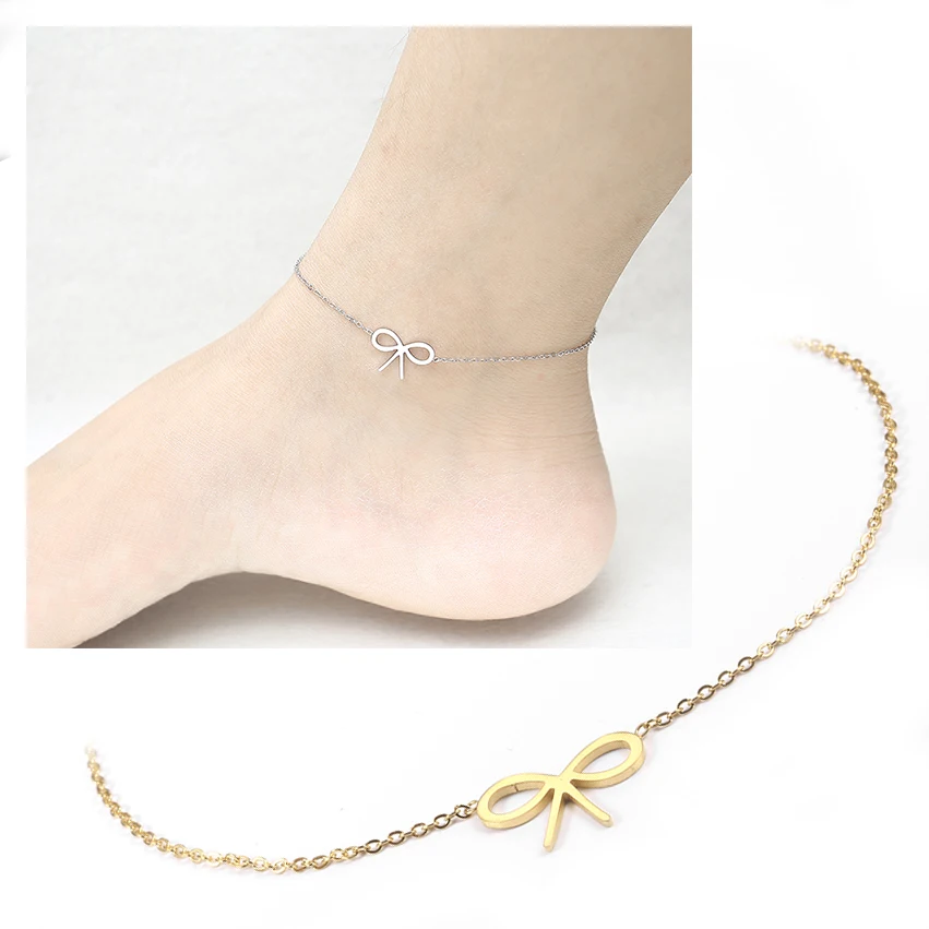 Крыло личный стиль женские ножные браслеты нержавеющая сталь босоножки Украшенные бижутерией браслеты на ноги лодыжки Браслеты для Для женщин ножная цепочка