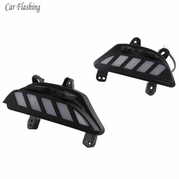 

Car Flashing 2Pcs Dynamic LED Dimming and Turn Signal Light 12V LED DRL daytime running lights for Mazda 3 axela 2014 2015 2016
