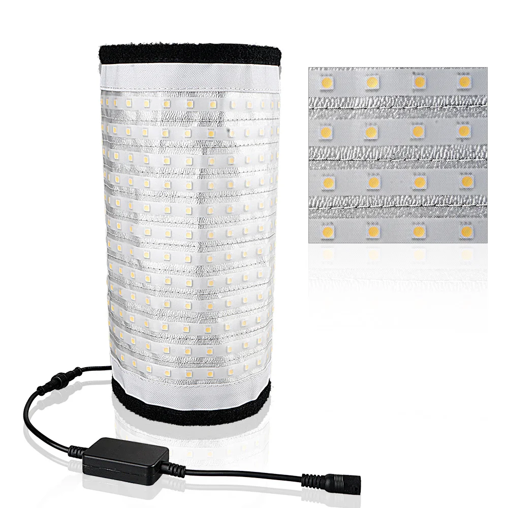  Travor FL-3090 1x3' 30x90cm Daylight LED Light Panel 5500K Dimmable Photography Light with Soft Clo - 32848721589