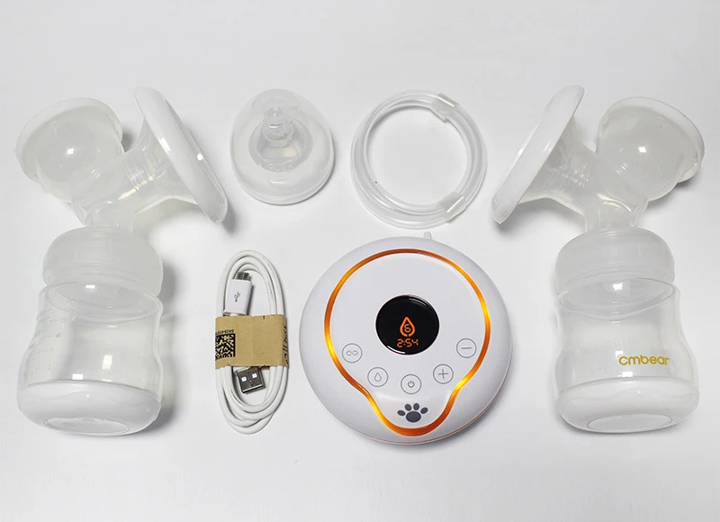 Cmbear Advanced Intelligent LCD electric breast pump breast feeding automatic massage USB double bottles Electric Breast Pumps best manual breast pump