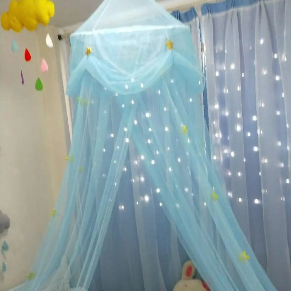 Star Dreamy Children Hanging Lace Mosquito Net Canopy Curtain Star Dreamy Children Hanging Lace Mosquito Net Canopy Curtain Erfly Princess Wind Dome Top Tent Screen In Crib Netting From Mother