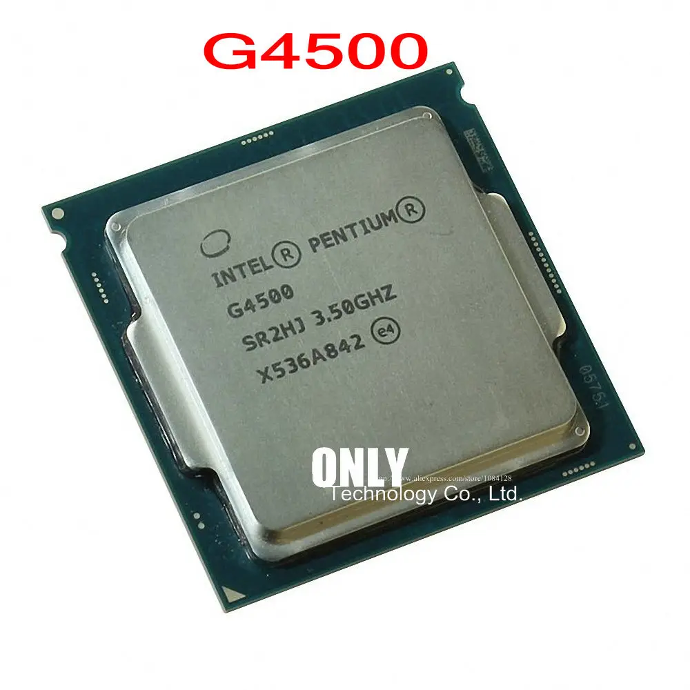Intel Core Pentium G4500 6th Gen Processor SKYLAKE LGA 1151 3.5GHz 3MB ...