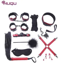 Black Rivets fetish 10 pieces bondage kit set bdsm bondage sex collar nipple clamps adult games