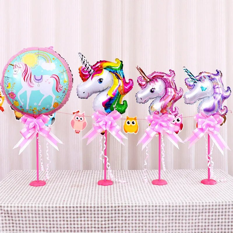 Rainbow Unicorn Party Table Decoration & Accessories Table Pendulum Balloons Birthday Baloons Wedding Table Decoration DE18 (9)
