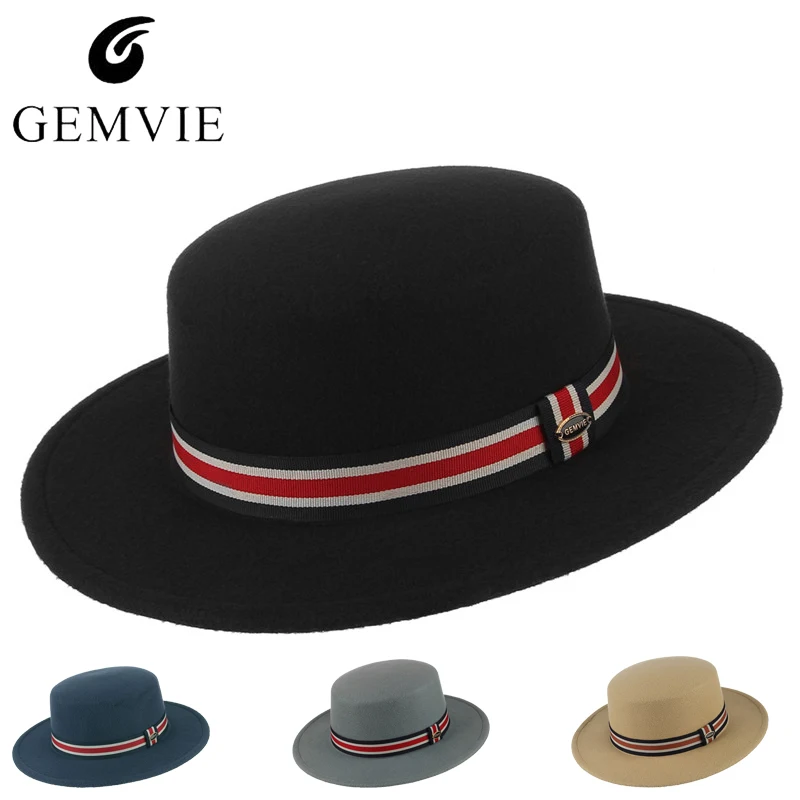 4 Color Fedoras Hats for Men Women Casual Jazz Cap GEMVIE Colorful