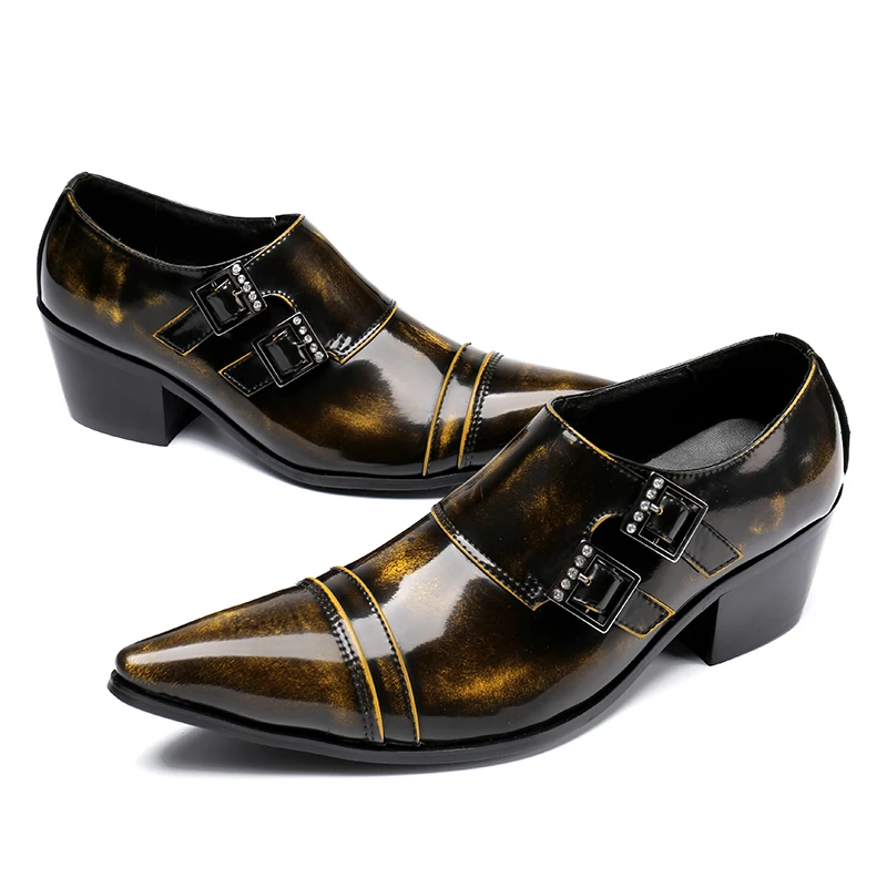 De Estaleiros Patente Homem 45 Retro Alto Apontou 44 As Salto Picture Fivela Casamento Homens Sapatos Oxford Toe Novos 46 Grandes Design Couro Vestido qTZx5HAnIw