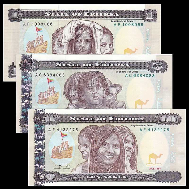 ERITREA Africa 100 Nafka UNC 1997 p-6 