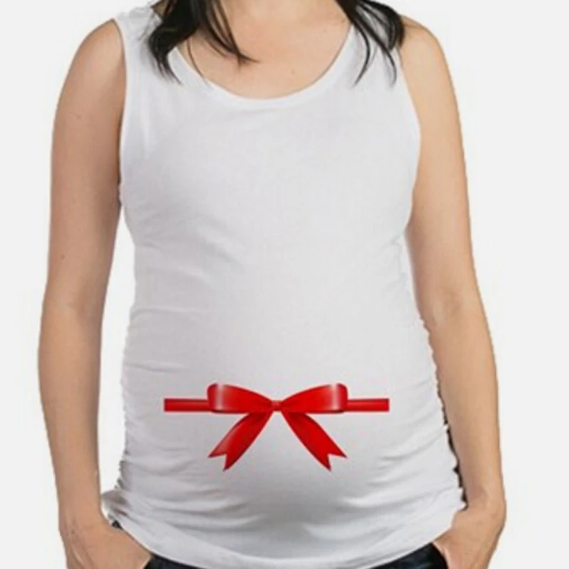 Camisoles Одежда для беременных с арбузным животом Mamagaga Женская майка летняя одежда