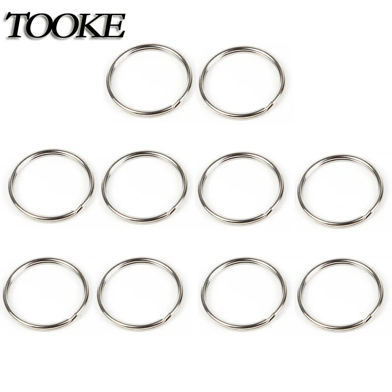 

10pcs/Bag TOOKE Diving 25MM 316 Marine Stainless Steel O-ring for Hanging Diving Pointer or Other Tools Scuba Diving Accessories
