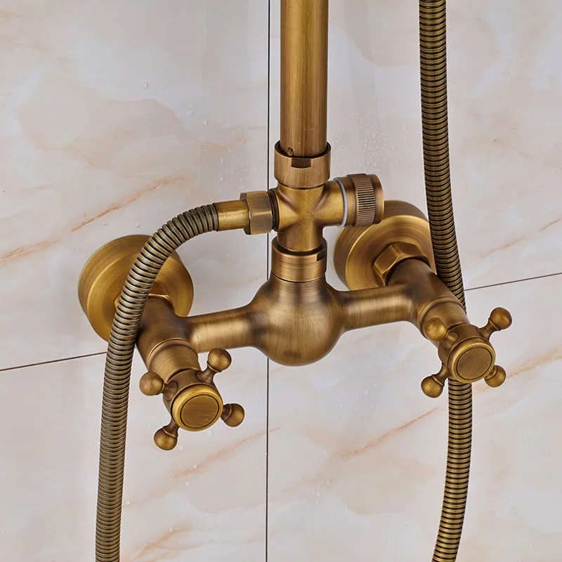 High-Quality-Antique-Shower-Faucet-Mixer-Tap-With-8-Rainfall-Shower-Head-Dual-Handle-Bath-Shower (2)