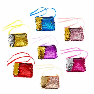 

Baby Girl Kids Glitter Sequins Crossbody Purse Zipper Small Shoulder Bag Satchel
