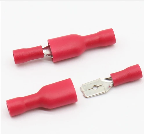 

10/25/50 pairs 22-16AWG 6-14AWG 12-10AWG Female Male Electrical Wiring Connector Insulated Crimp Terminal Spade