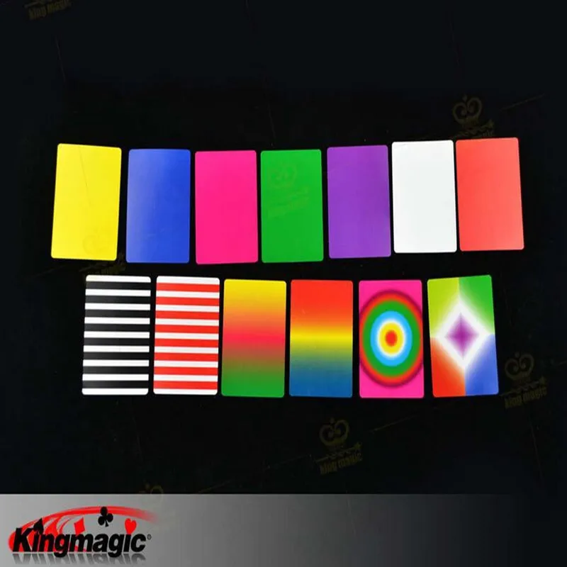 

Wholesale Ultra Thin Flying Cards(14 colors) Manipulation Card 8.7*6.2cm with 1cm thickness magic tricks Free shipping