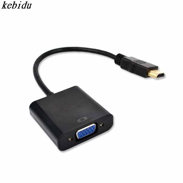 Адаптер HDMI VGA Папа мама преобразователь адаптер 1080P цифро аналоговое видео аудио
