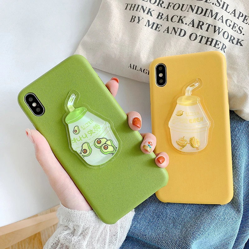 

Dynamic Liquid Avocado Phone Case For iphone XS Max XR X Coque Back Cover For iPhone XS Max XR X 6 7 8 Plus 6s plus Fundas