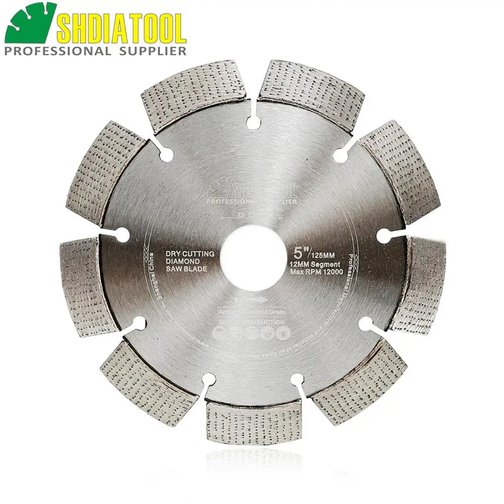 DIATOOL Laser Welded Professional Diamond Cutting blades of Arrayed Diamond with Bore 22.23MM Diameter 4.5" 5" available