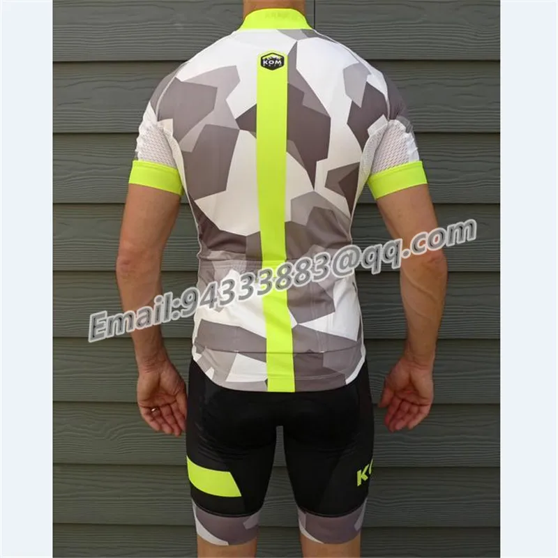 KOM summer men short sleeve jersey 2019 bike equipment cycling set triathlon pro team clothing custom quick dry tights UCI