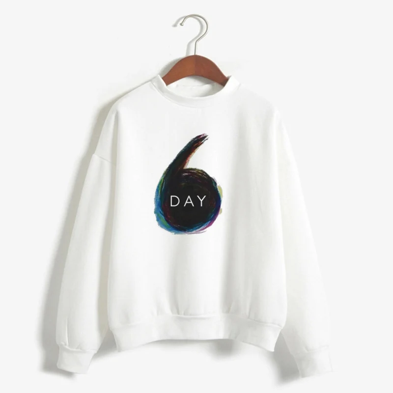 Kpop Day6 толстовка женская с длинным рукавом Crewneck толстовки осень зима теплые флисовые толстовки унисекс одежда уличная Moletom