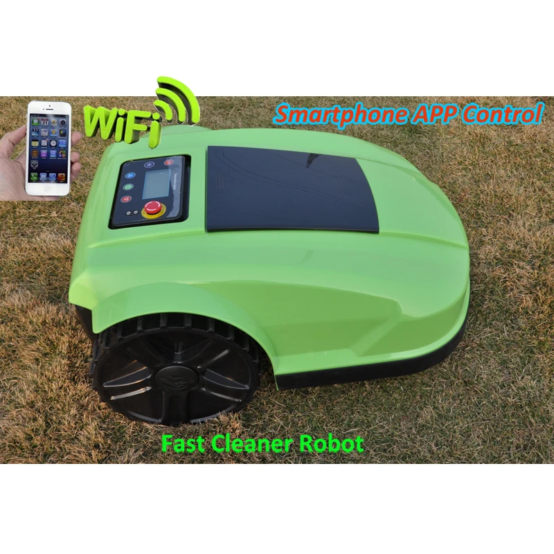  Smartphone WIFI App Gyroscope function Robot Automatic Lawn Mower S520 With ScheduleRange functionS