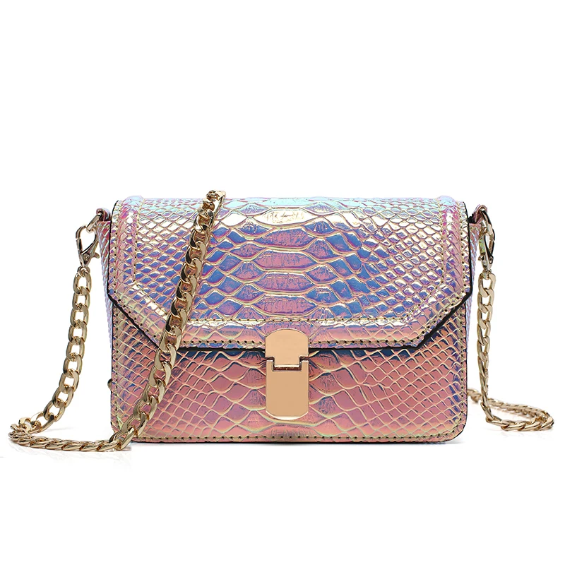 

ANNRMYRS 2019 Women Messenger Bag Snake Skin Serpentine Crossbody Bags For Girls Shoulder Bags Female Designer Handbag Bolsas