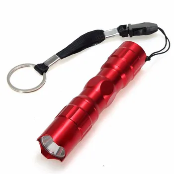 

High Quality Waterproof Flashlight 3W Mini LED Aluminum Pocket Torch Handy Light Lamp for Home Outdoor Camp Keychain Light