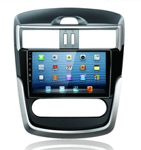9 pulgadas pantalla pura Android 5.1.1 navegación GPS Radios sistema para Nissan Tiida 2016