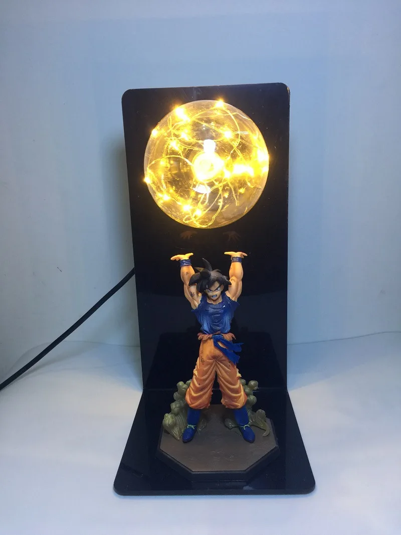 Dragon Ball Z Goku Spirit Bomb настольная лампа Luminaria светодиодный ночники спальня декоративные настольные лампы Праздничные подарки 5 цветов Декор