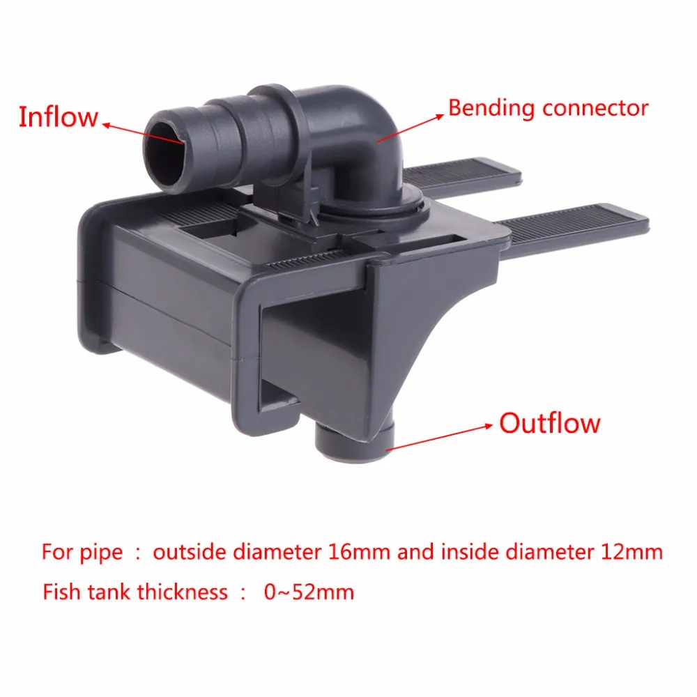 1 шт. аквариумный соединитель водяных труб держатель для аквариума впускная, сливная растягивающаяся аквариумные аксессуары C42