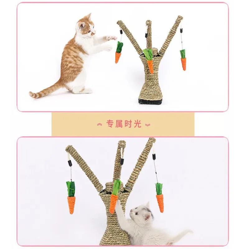 Профессиональный Когтеточка для кошек с подвесной Мышь Играть Toy Развивающий центр мебелью дом для кошки скребут спальный