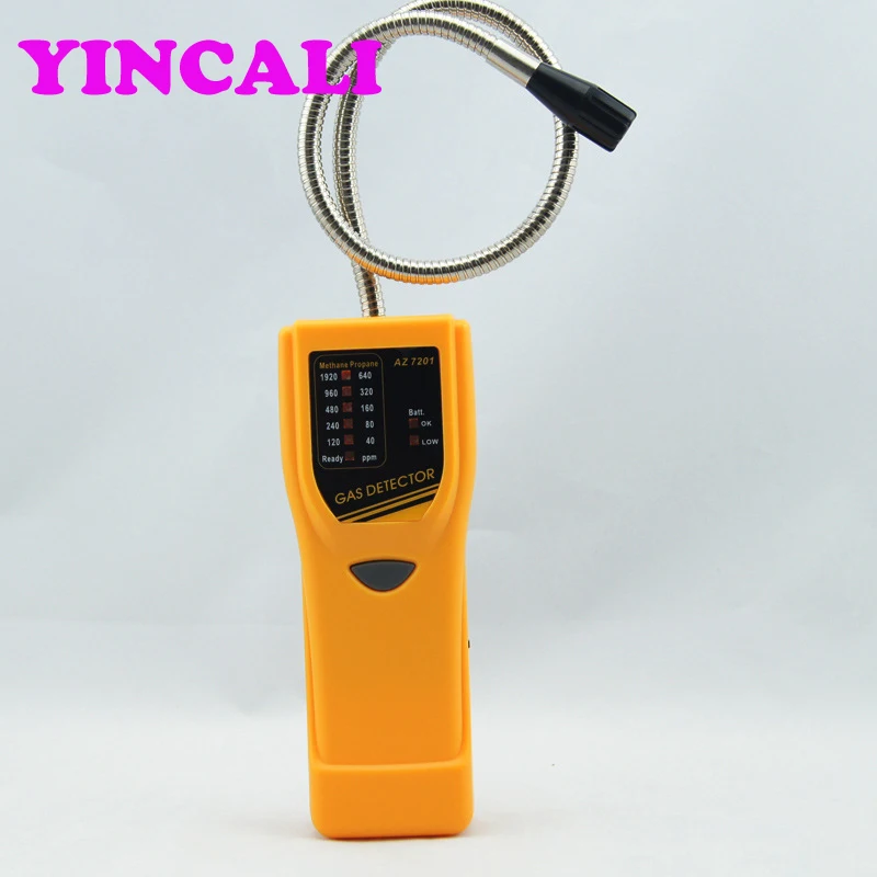 

Portable Gas Leak Detector Gas Detector AZ7201 Combustible Gas Detection Alarm, Propane Methane Detector Tester