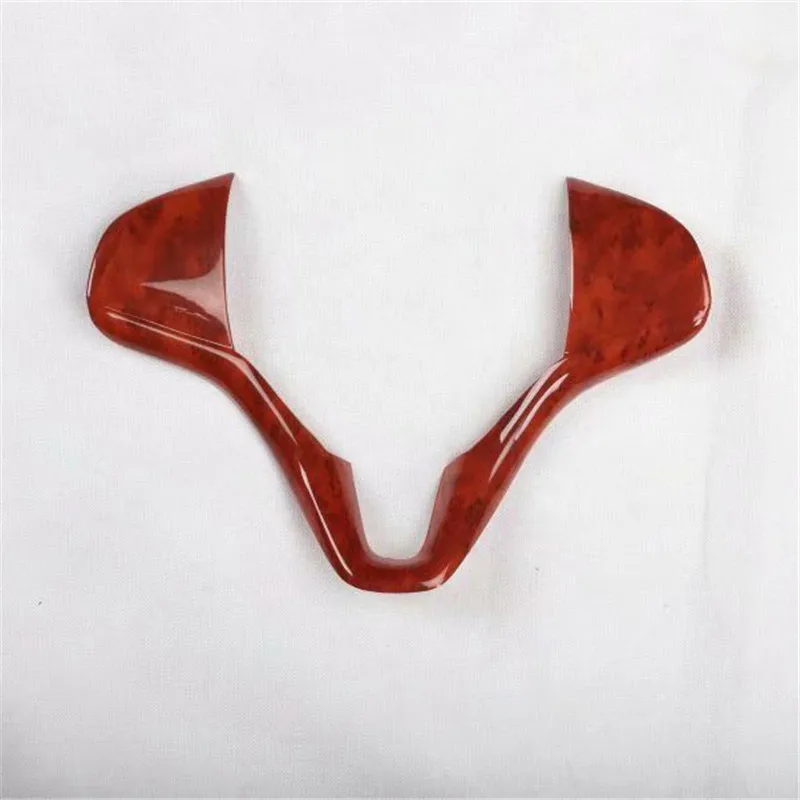 Cubierta de coche de fibra de carbono para decoración de volante de piezas de automóvil para HONDA FIT 2014-2016 estilo de coche