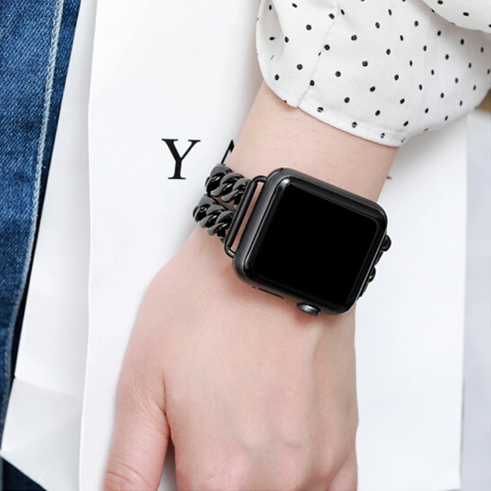 Ремешок-браслет для apple watch, 4 ремешка, 44 мм, 40 мм, correa, apple watch, 42 мм, 38 мм, iwatch, серия 5, 4, 3, нержавеющая сталь, pulseira