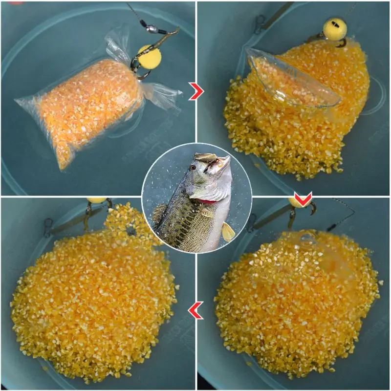 

50 Pcs/Set Fishing PVA Bag 5x10cm Water Dissolving Soluble Carp Boilie Bait Tackle Thick Feeder Dissolution