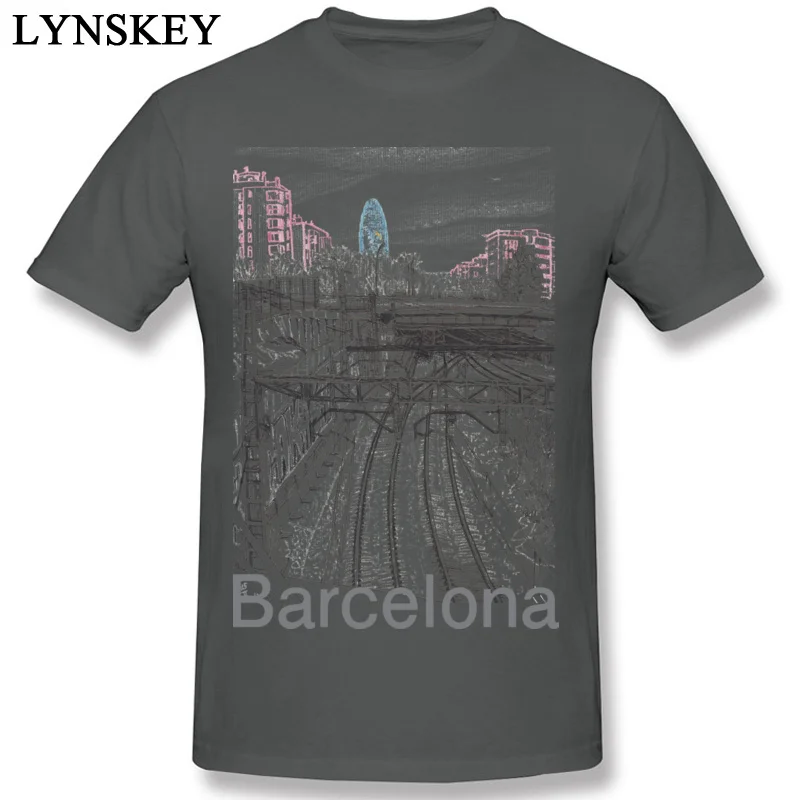Boy Tops Shirts New Design Customized T Shirt Cotton Fabric Round Neck Short Sleeve Casual Barcelona_01 Tee-Shirt Top Quality carbon