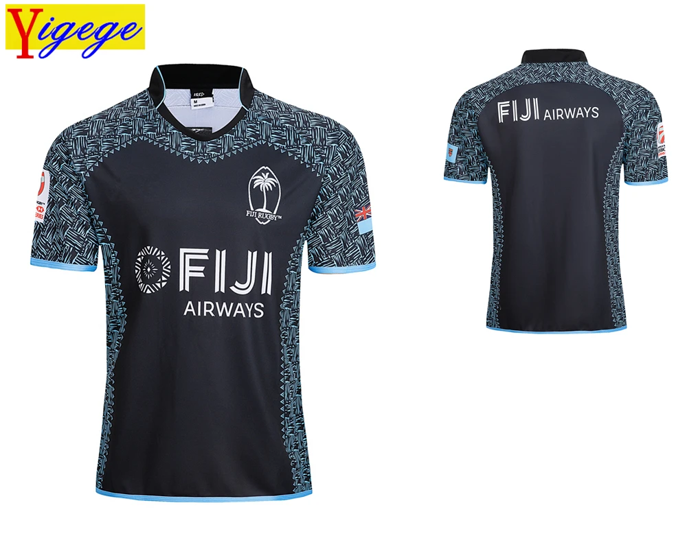 

Yigege 2018 2019 FIJI home away rugby Jerseys shirt 18 19 fiji union shirts Rugby League Jersey s-3xl AAA