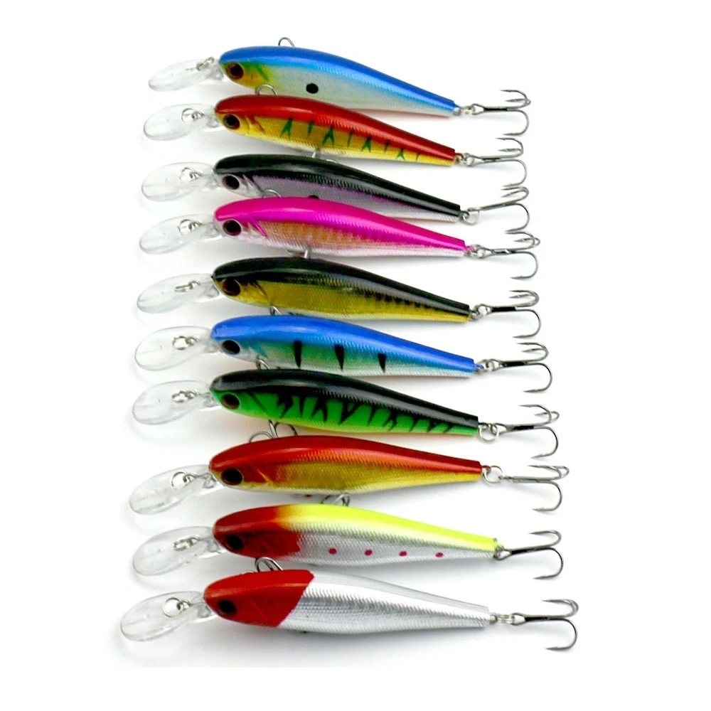Hot 9.5g/10.5cm Fish Imitation Hook Bait Plastic Fishhooks Hook Lake