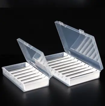 

Acrylic Diy Finding Tray european big hole beads display Bracelet Beads Storage Case Organizer with Cover