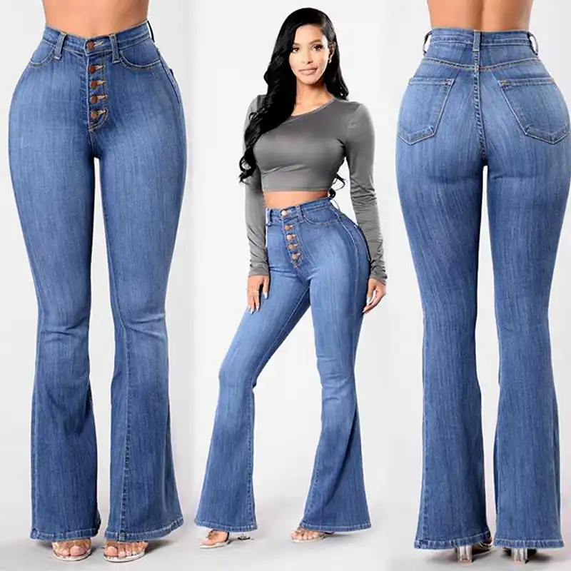 bell foot jeans
