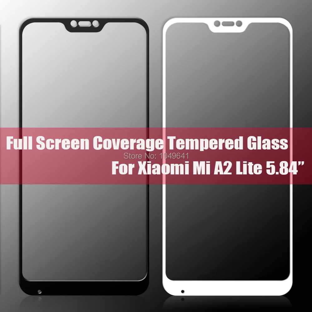 KXM1373_5_Full Coverage Glass For Xiaomi Mi A2 Lite 5.84 inch Screen Protector Protective Film