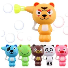 Дети мыло пистолет воды пузыря мультфильм животных модель мыльные пузыри машины игрушки для детей Дети водяной пистолет juguete подарок