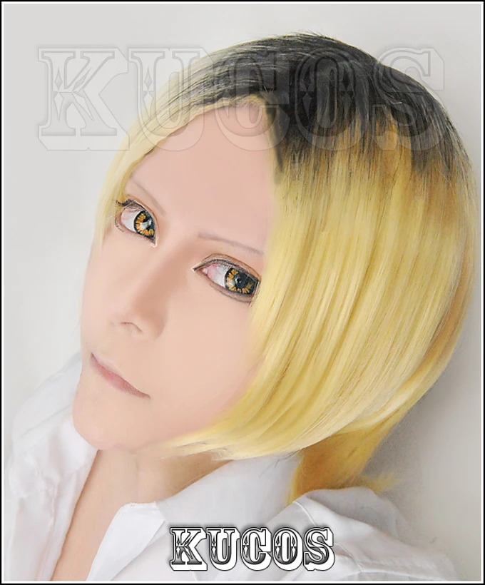 Haikyuu! Костюм для волейбола Kenma Kozume Kozumekenma короткий светлый и черный термостойкий