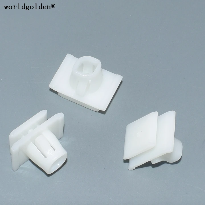 

worldgolden 100pcs auto fasteners Rocker Panel Retainer for Honda#75315-S9A-004(75315S9A004),HONDA#75315-STK-A01(75315STKA01)