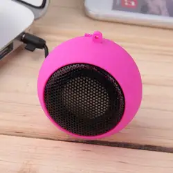 Переносной мини 3,5 мм Jack Гамбург Тип телескопическая плагин аудио колонки розовый