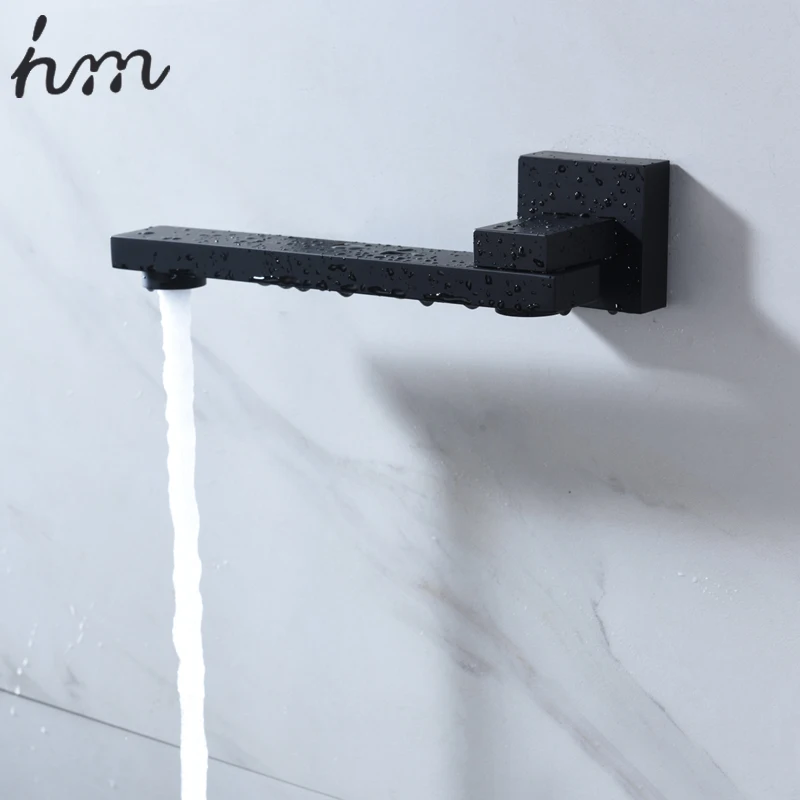 180 Degree Folding Shower Faucets Spout Filler Solid Brass Split-type Bibcocks Basin Faucet Mixer valve Spout & Tap Aerator (4)