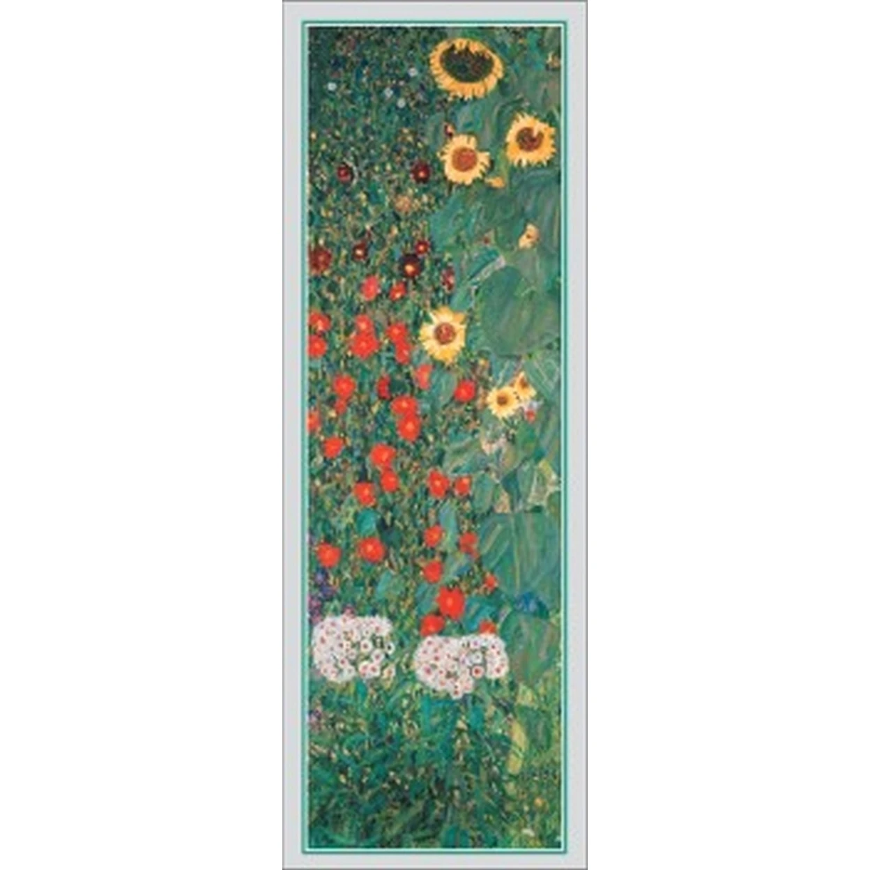 Garden with Sunflowers Poster Print by Gustav Klimt (14 x 40)